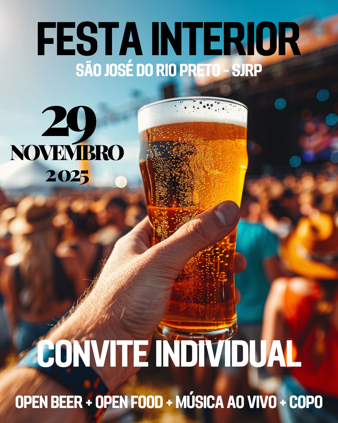 Party Day Rio Preto 2025 - Passaporte Individual